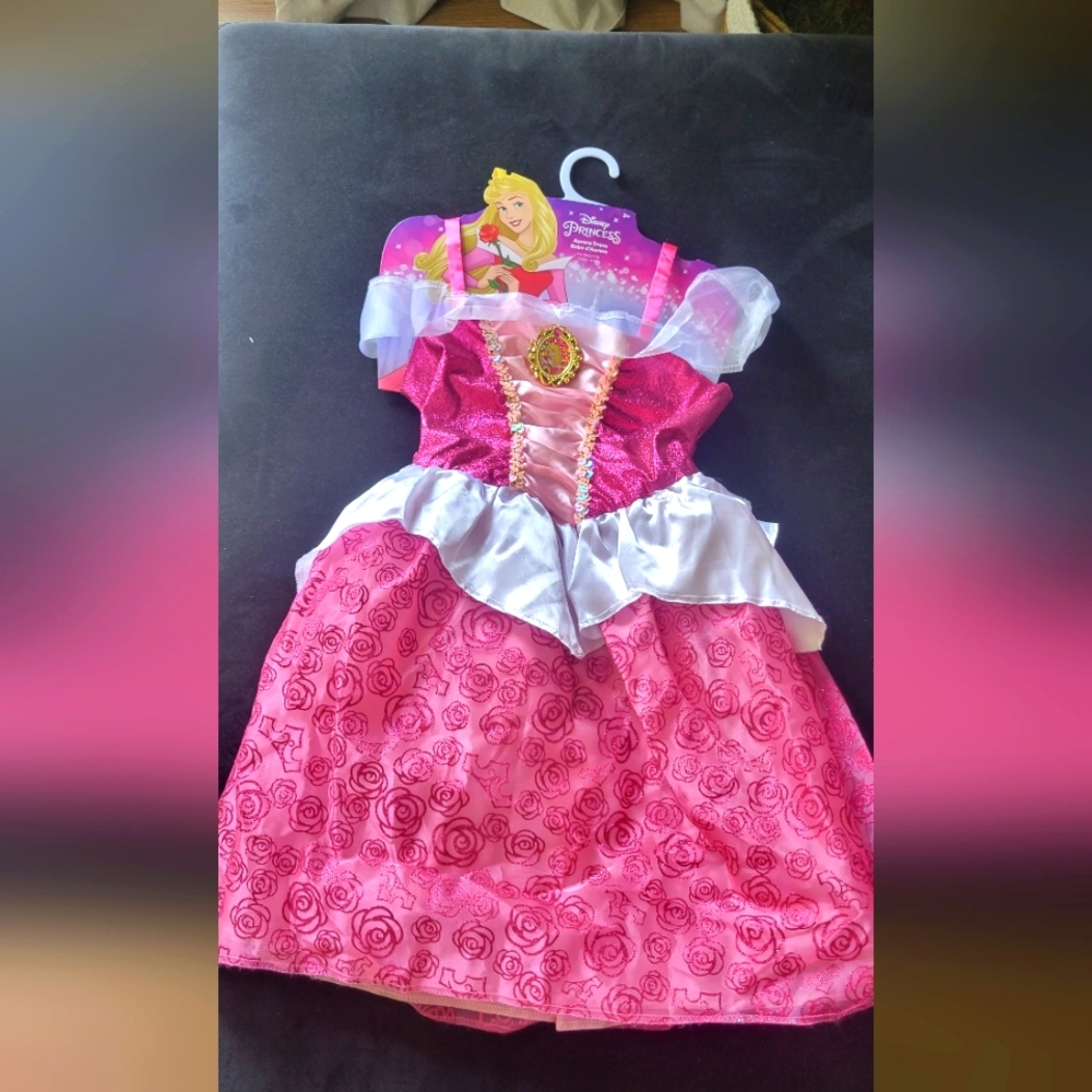 Disney Kids Aurora  Costume Dress